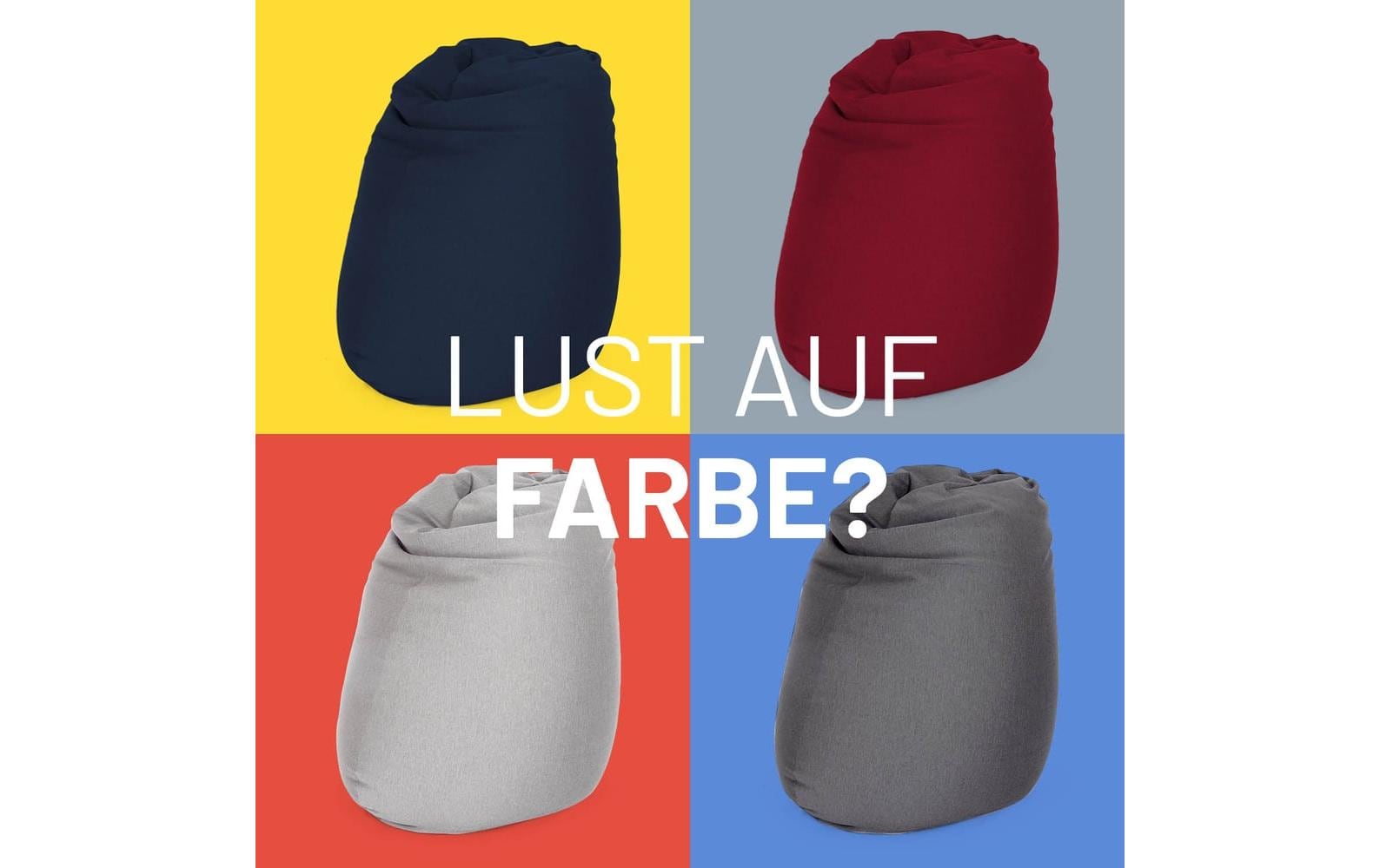 Sitzsack Flexi Comfort 320 L, Dunkelgrau<br>2-in-1 Sitzsack