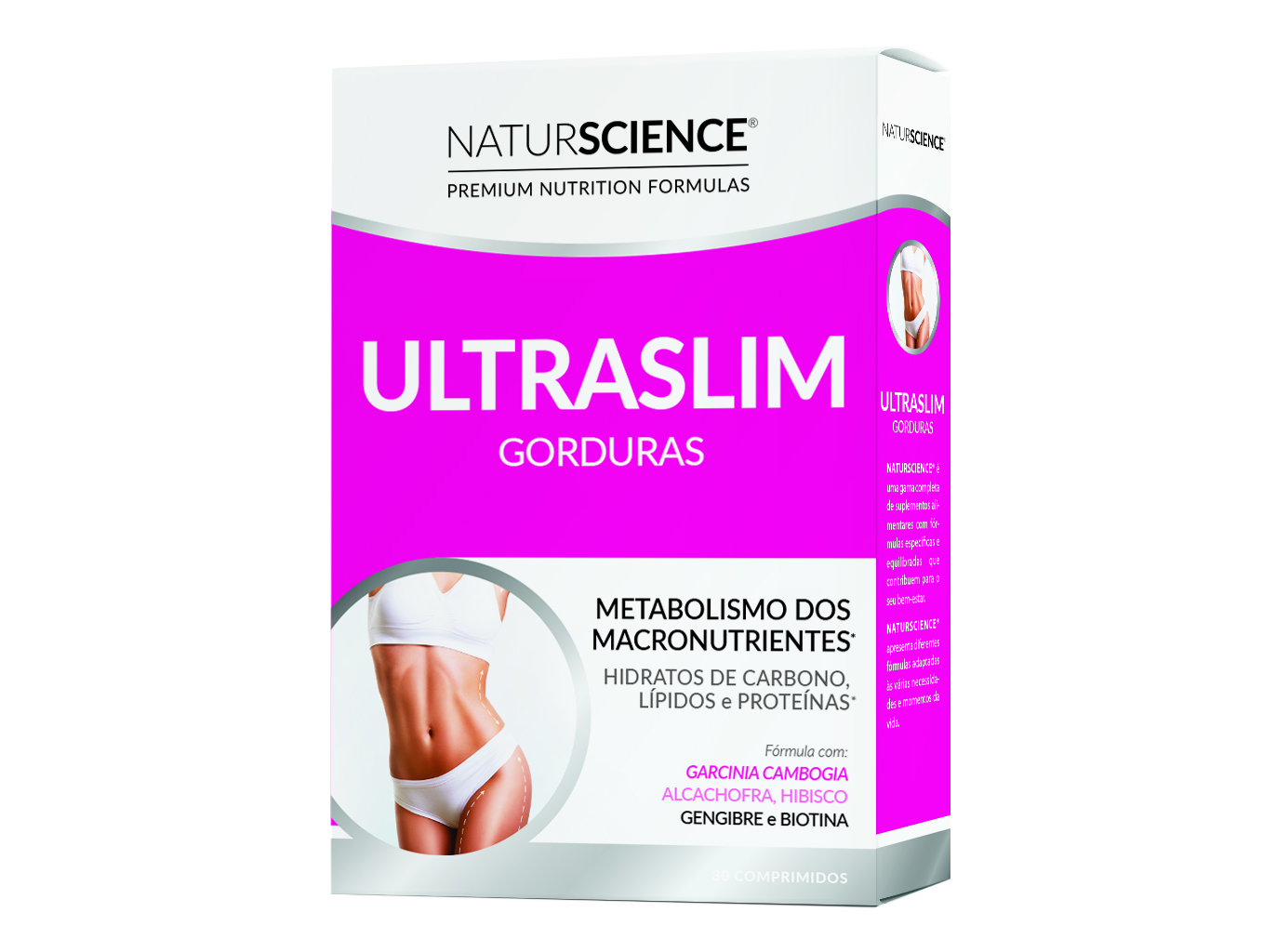 SUPLEMENTO NATURSCIENCE ULTRASLIM GORDURAS 30 COMP