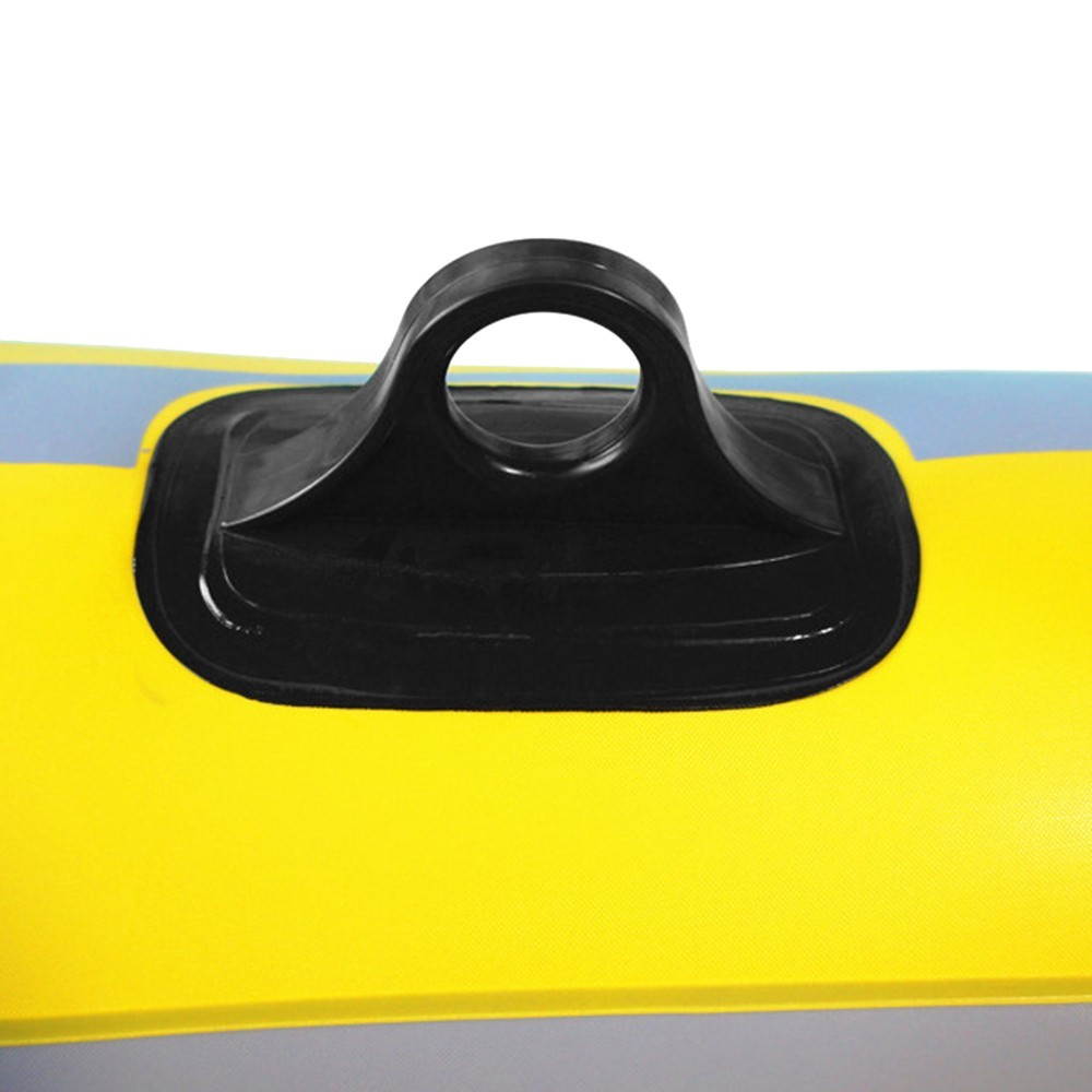 (175x100cm) Aufblasbares Schlauch Boot Wasserfahrzeug Portables Fischerboot - Gelb