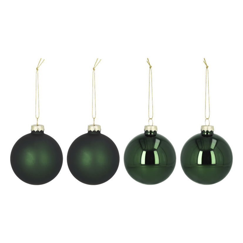 Juletrekuler 4-pk Ø7 cm