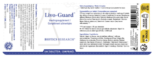 Biotics Livo-Guard Tabletten 180TB