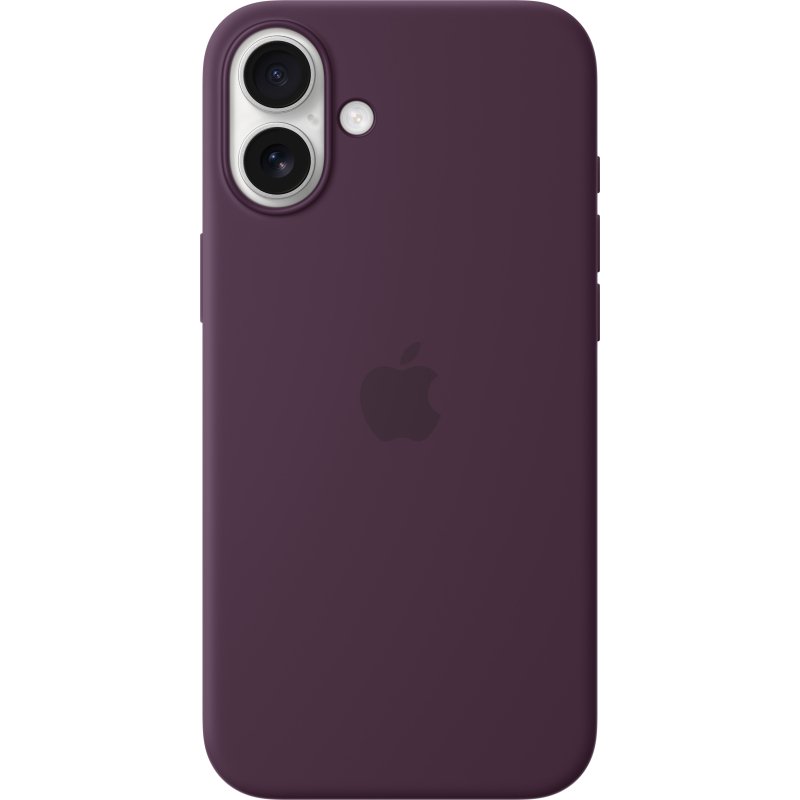 Apple Coque en silicone avec MagSafe pour iPhone 16 Plus - Prune