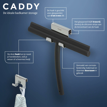 Tiger Handdoekhaak Caddy Chroom