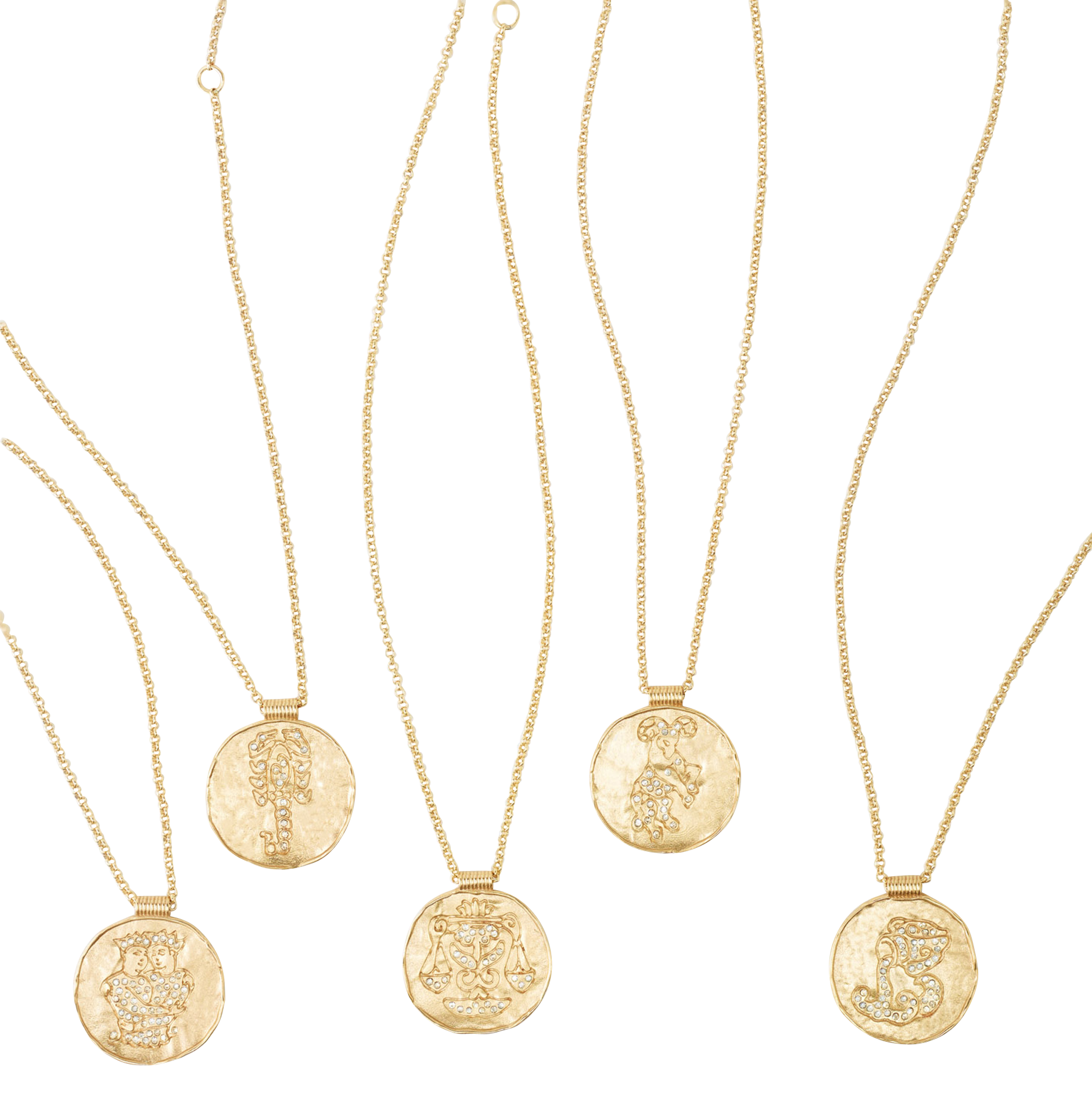 Collier à médaille signe astrologique | Doré