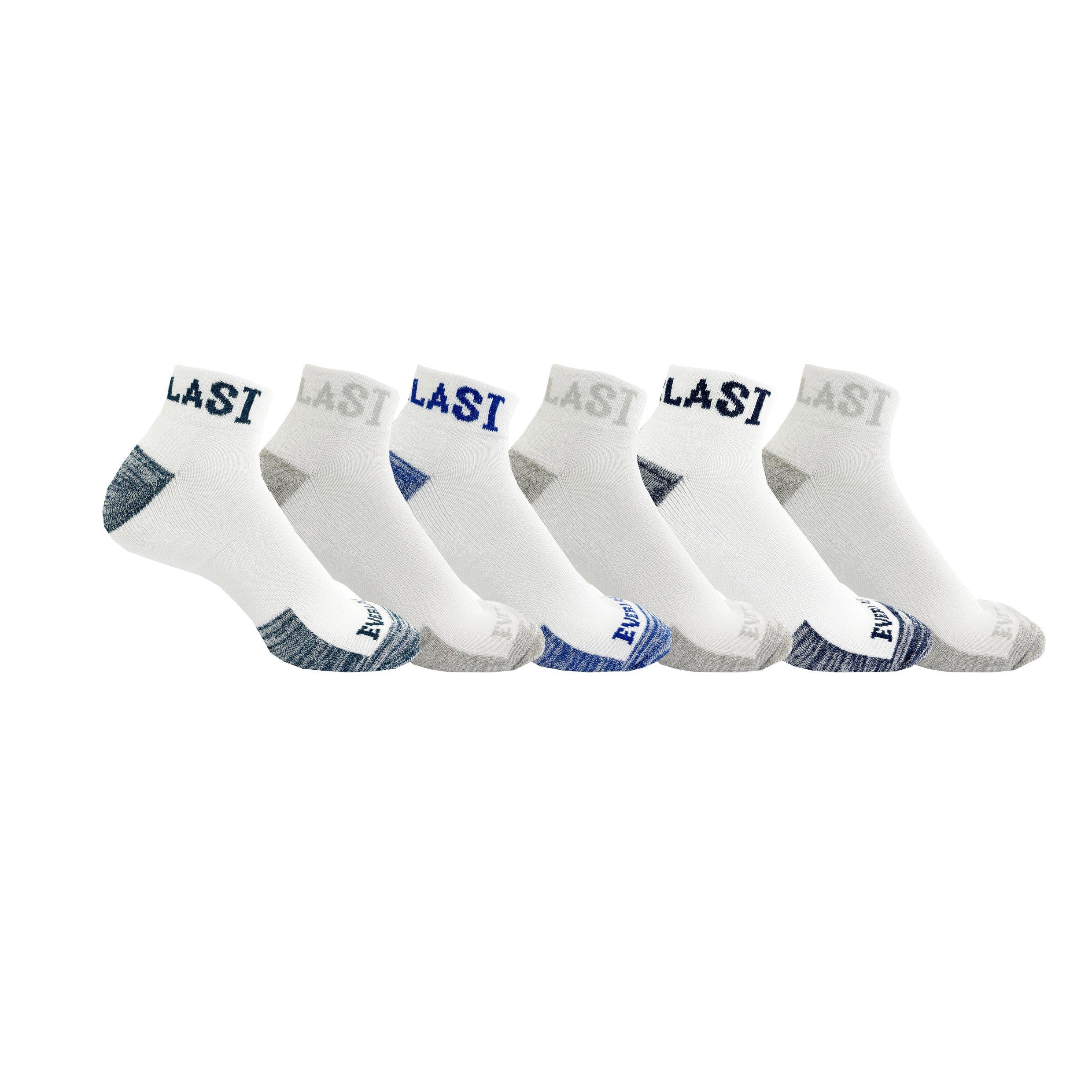 Everlast Quarter 6 Pack Socks Mens