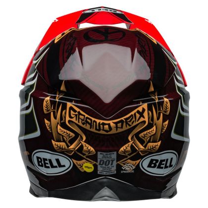 Casque cross Bell MOTO-10 FASTHOUSE DITD 24 2024 - Rouge