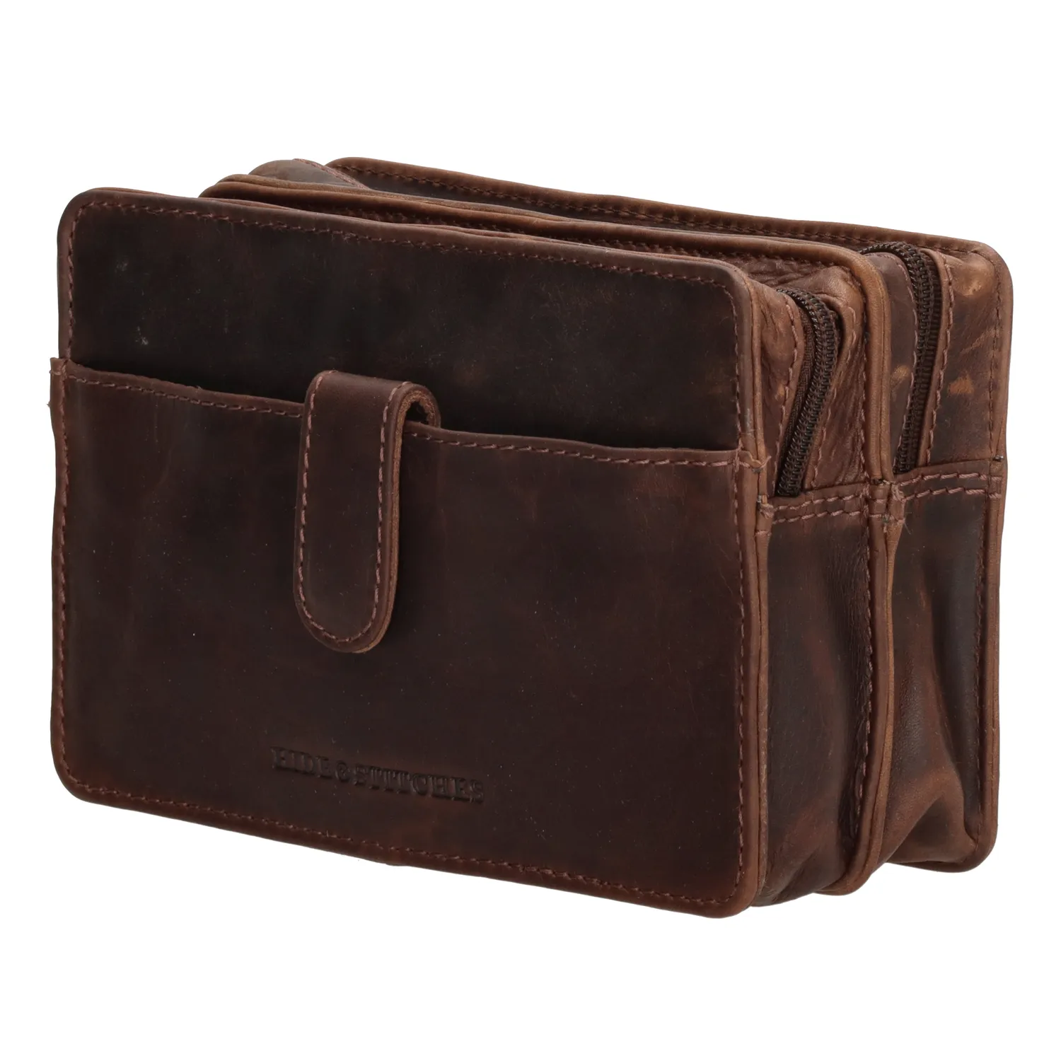 Hide & Stitches Japura Polstas Donkerbruin