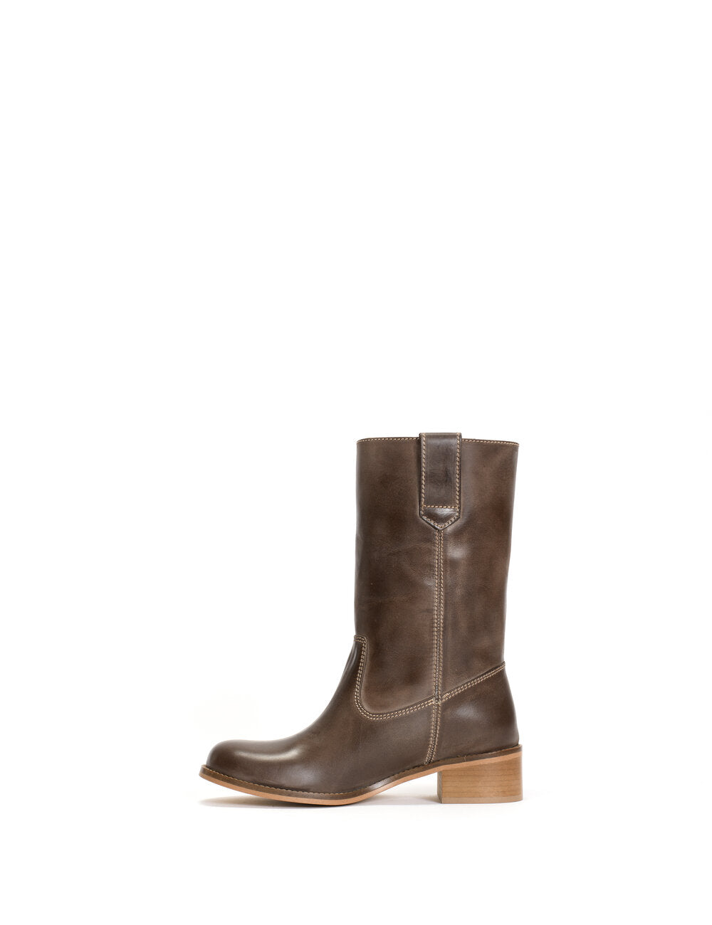 Dico Copenhagen  Julia Gaucho læderstøvler - Dark Brown