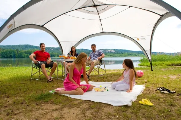 Coleman Event Shelter XL, Hvid, Monokromatisk, Polyester, Stål, 4500 x 4500 m, 22 kg
