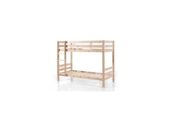 VIPACK - Lit évolutif Lit superposé 90x200 hauteur 160 cm sommier inclus pino - bo...