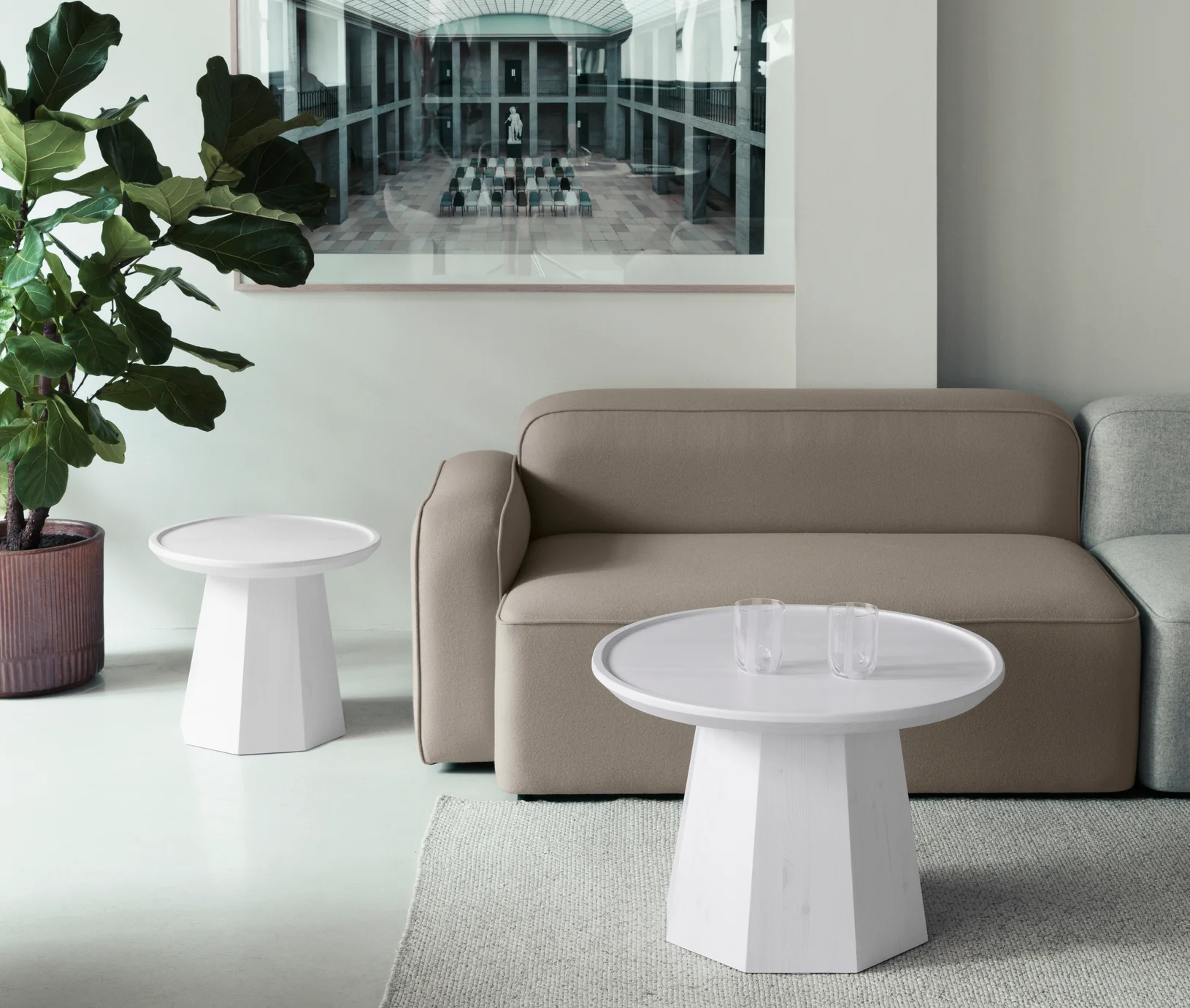 Normann Copenhagen  Pine Large bord - Rose