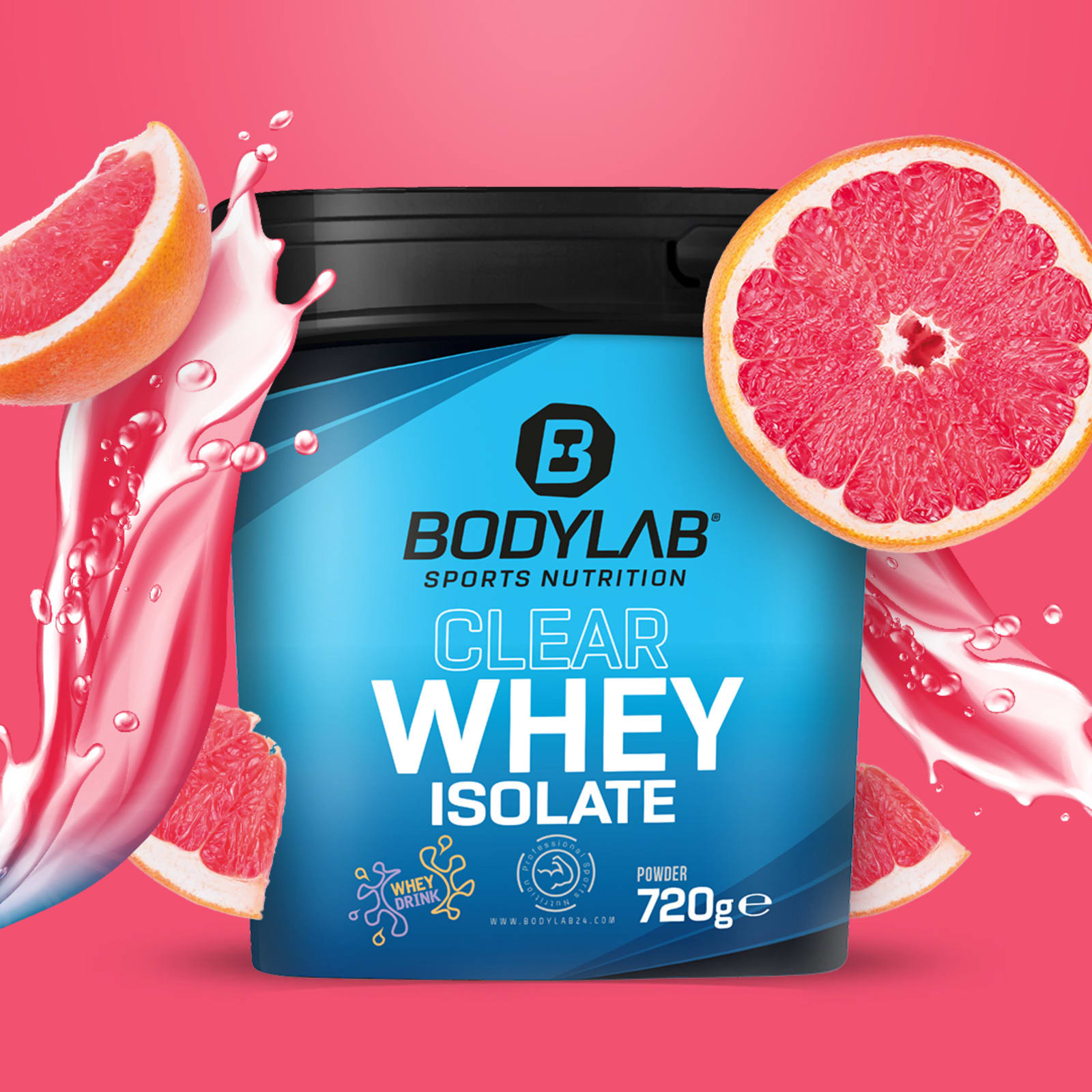 Clear Whey Isolate - 720g - Pink Grapefruit