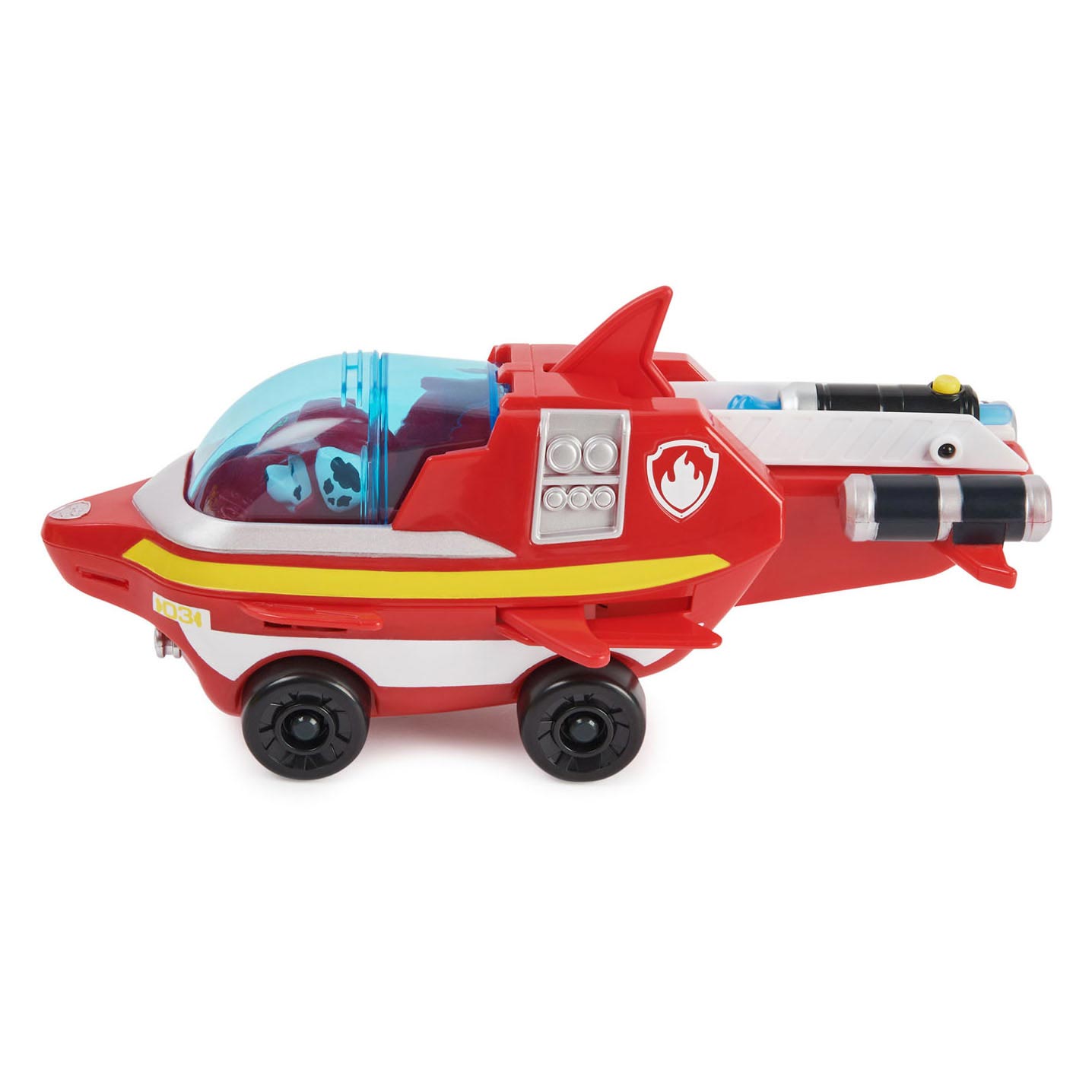 PAW Patrol Aqua Pups Marshall Deluxe Voertuig