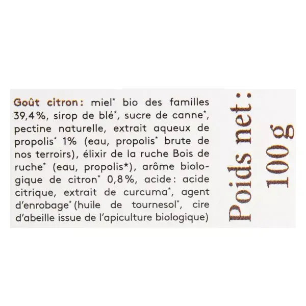 Ballot-Flurin Enfant Bonbons des Ours Protecteurs Bio 100g