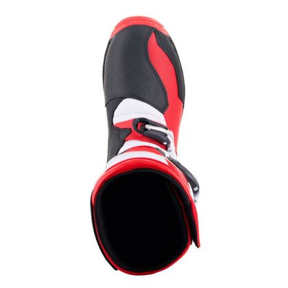 Bottes trial Alpinestars TECH-T BRIGHT RED / BLACK / WHITE 2025 - Rouge / Noir