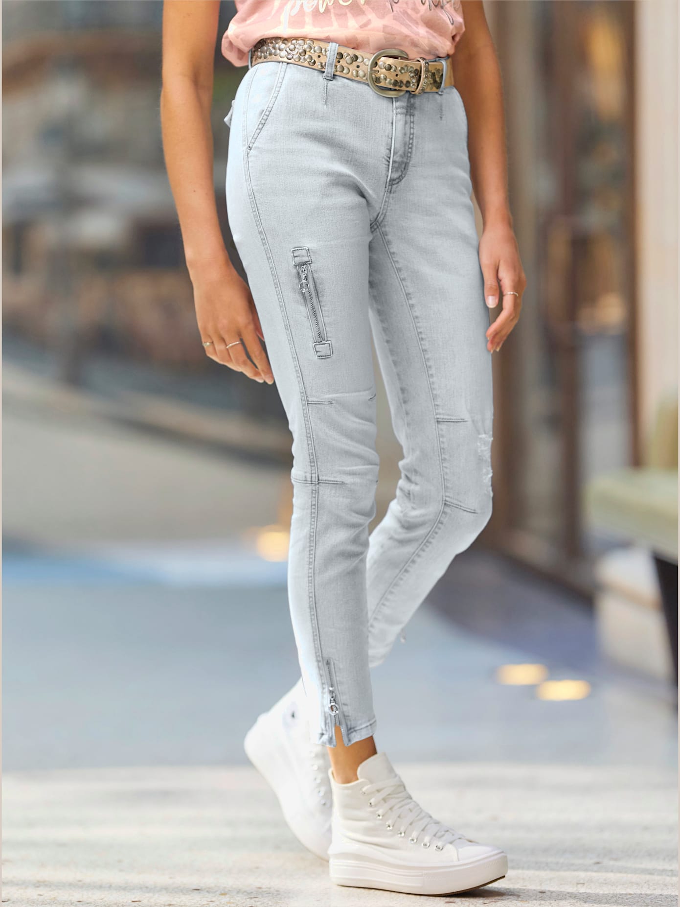 Jean délavé tendance