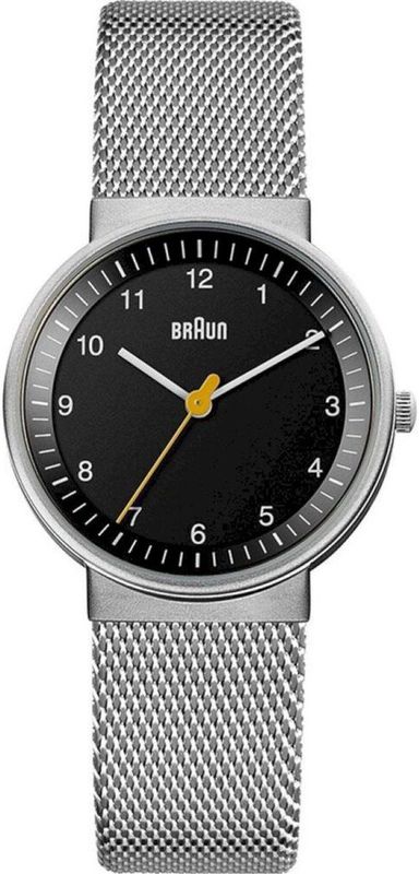 Braun - Polshorloge - Zilver - RVS - Mineraalglas - Analoge Tijdsaanduiding