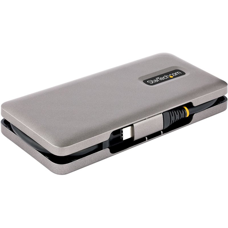 StarTech.com Hub USB C 4 Ports - 4x Ports USB-C, USB 3.1 10Gbps - Hub USB 3.2 Portable avec Power Delivery Pass-Through 100W - Hub USB Type C avec Câble Enveloppant de 32cm - Splitter USB-C