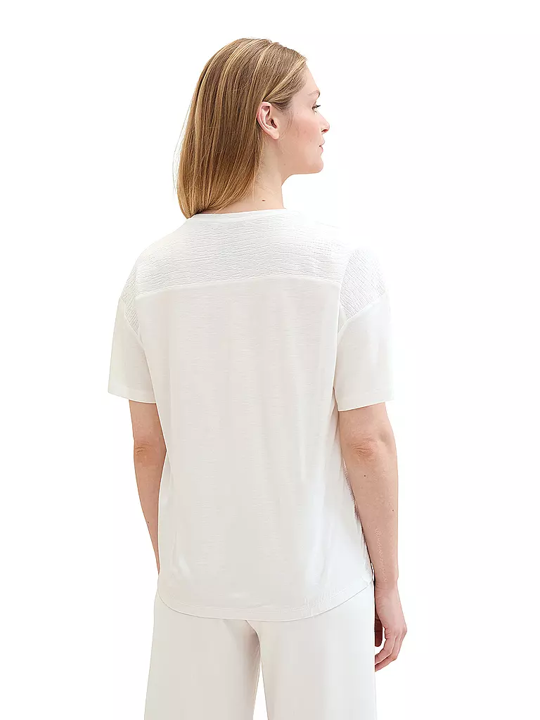 TOM TAILOR T-Shirt  weiss