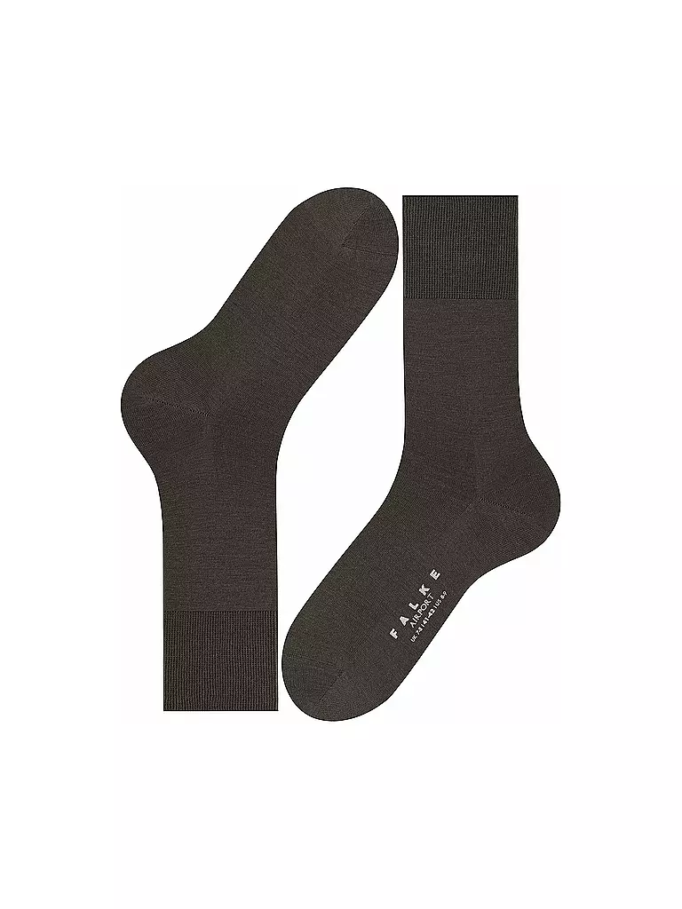 FALKE Socken brown mel. braun