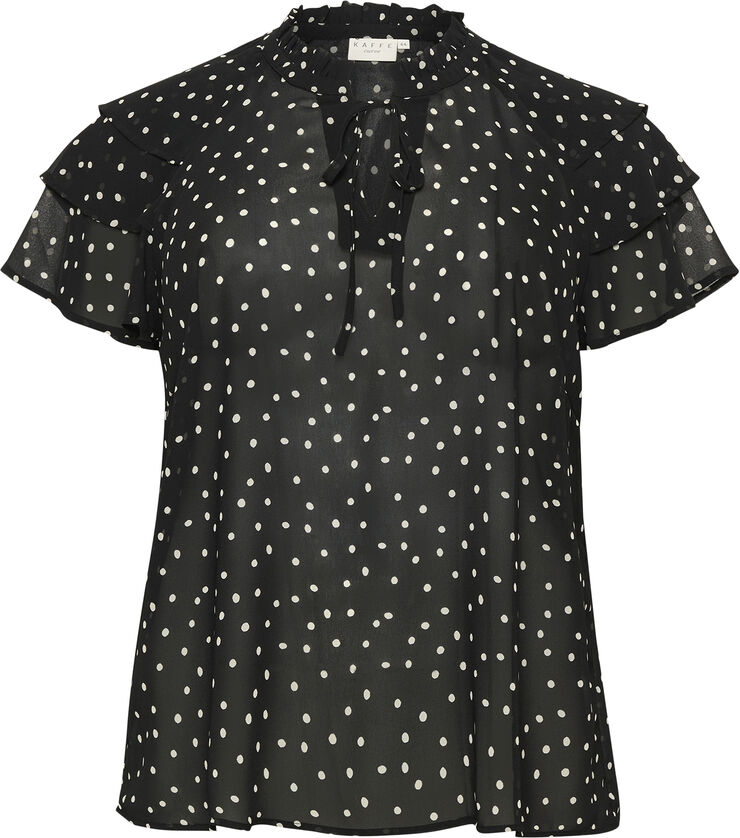 Kaffe Curve KCsallie Blouse Black/white dot