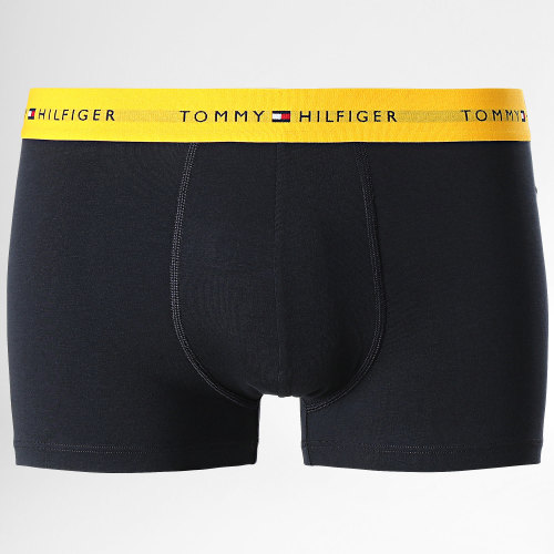 Lot De 3 Boxers Signature Cotton Essentials 2763 Bleu Marine