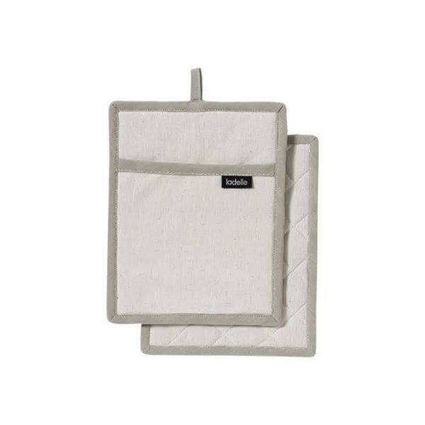 Ladelle Conjunto 2 Pegas Cozinha Eco Rec Natural-48515