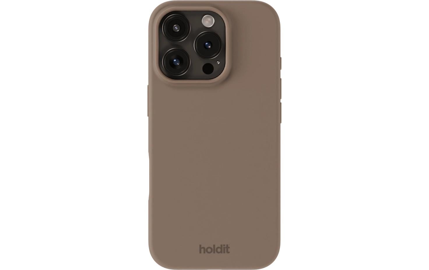 Back Cover Silicone iPhone 16 Pro Max BraunSchutzhülle für das Apple iPhone 16 Pro Max
