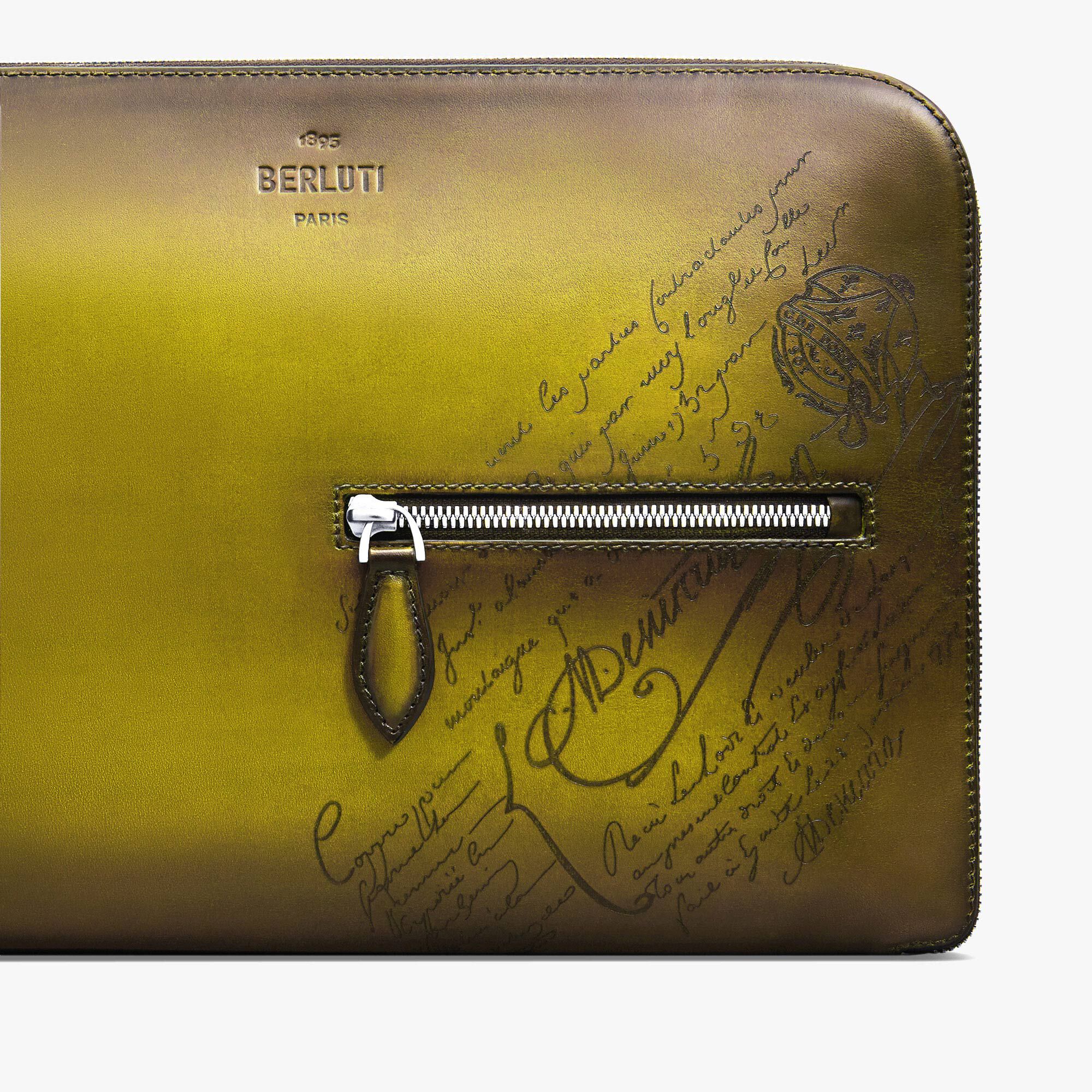 Pochette Nino Tgm En Cuir Scritto