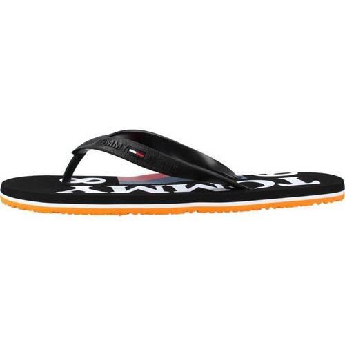 Tommy Jeans - RUBBER THONG BEACH Negro