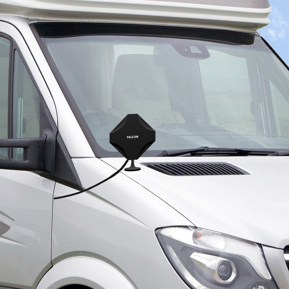 Falcon DIY 4G LTE tragbare Internet Fensterantenne inkl. mobilen 150 Mbit WLAN-Router