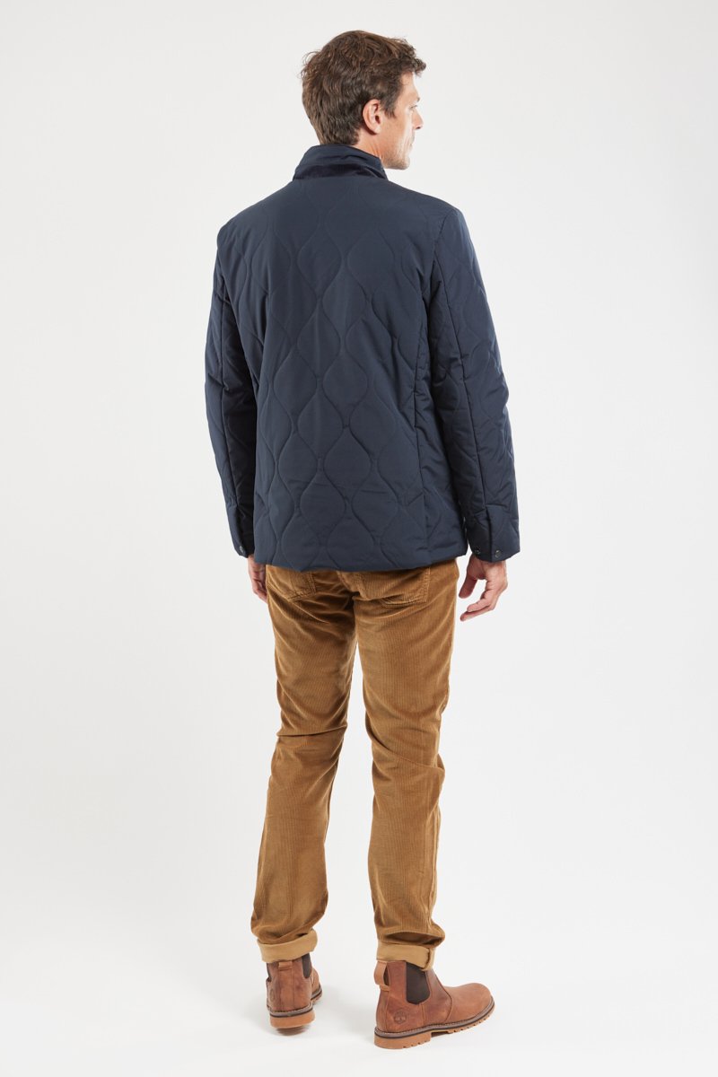 Veste déperlante détails velours HOBART