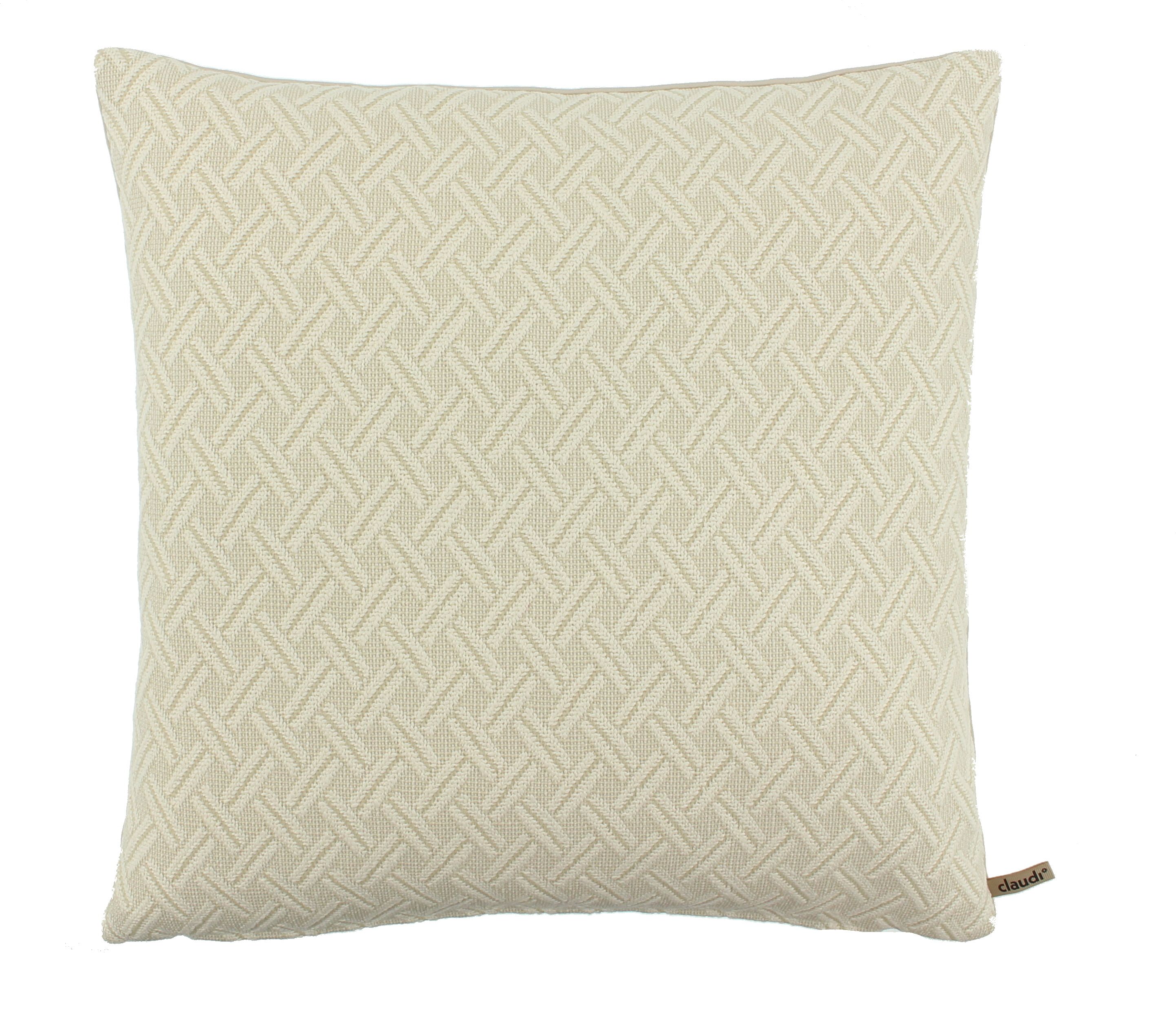 Sierkussen Off White Cannas  | ClaudiB45 x D45 cm