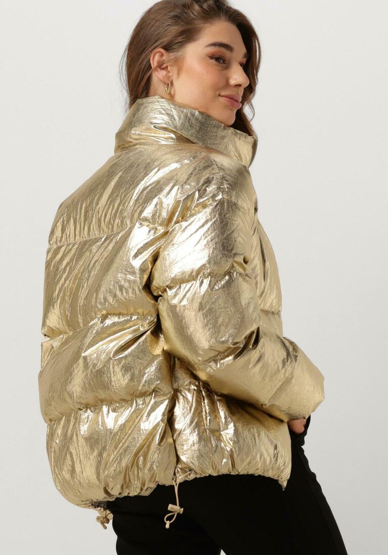 JANICE gouden janice gewatteerde jas puffer jas dames jax