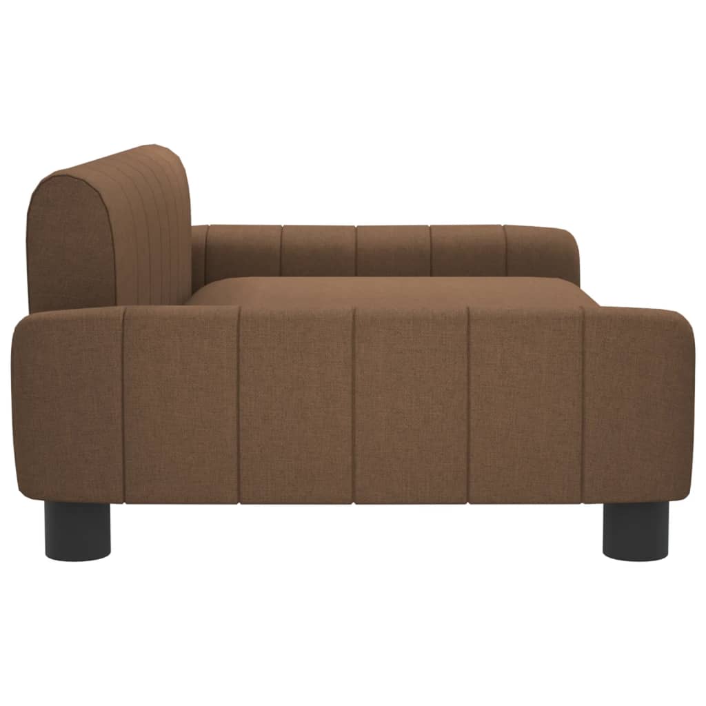 Cama para cães vidaXL em tecido marrom, 70x45x30 cm