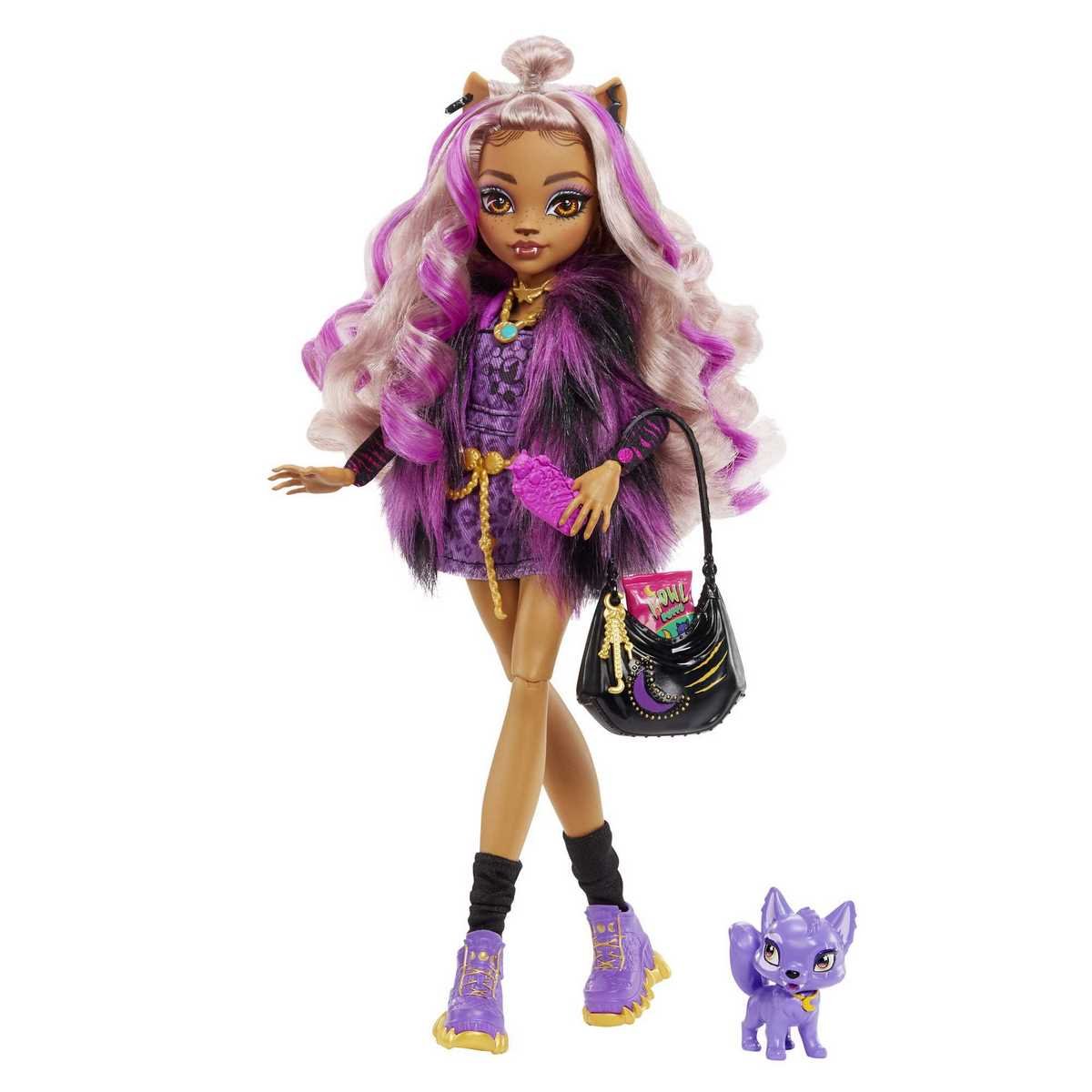 Monster High - Poupée mannequin Clawdeen Wolf et son chat