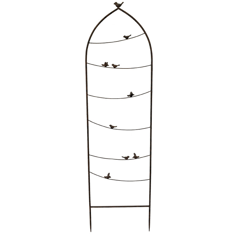 Treillage jardin fer oiseaux 41x149cm