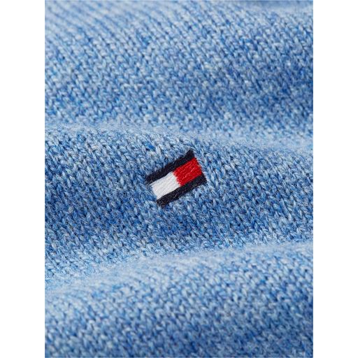 Tommy Hilfiger Lambswool Crew Neck Pullover, Blue Spell Heather, M
