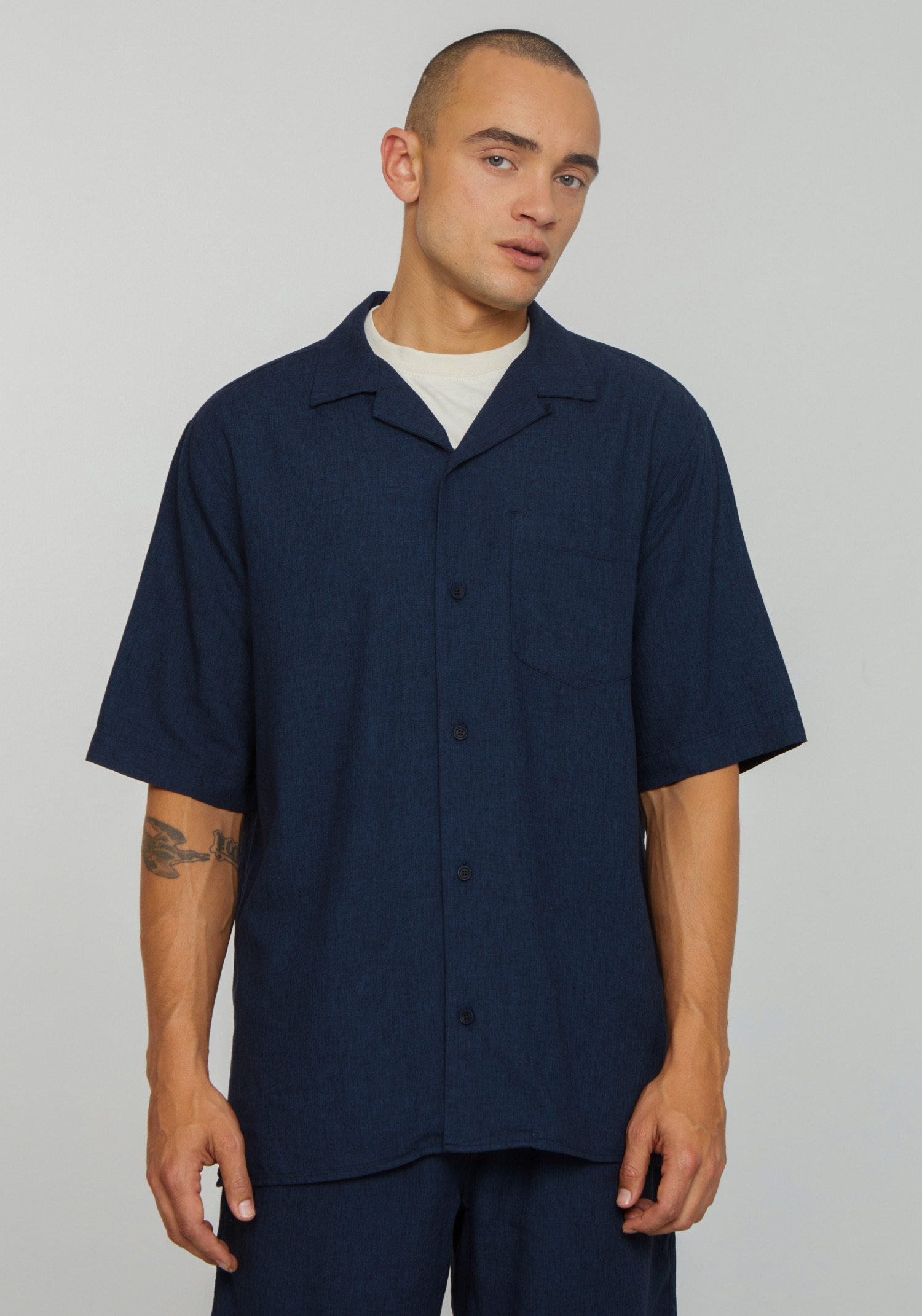 Recolution Hemd Cactus Navy