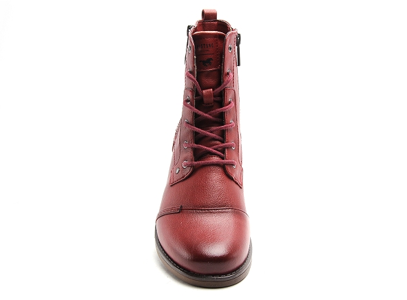 Mustang boots bottine talons femme 1229513 rouge
