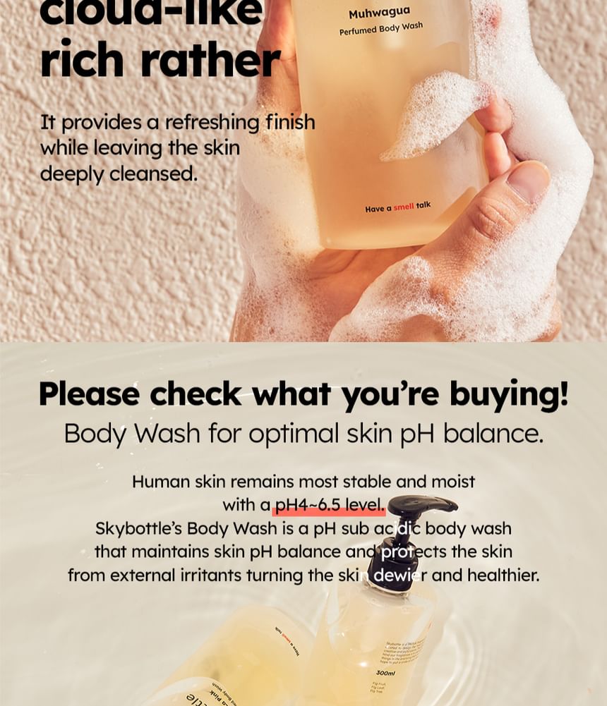 skybottle - Geparfumeerde bodywash - 3 soorten