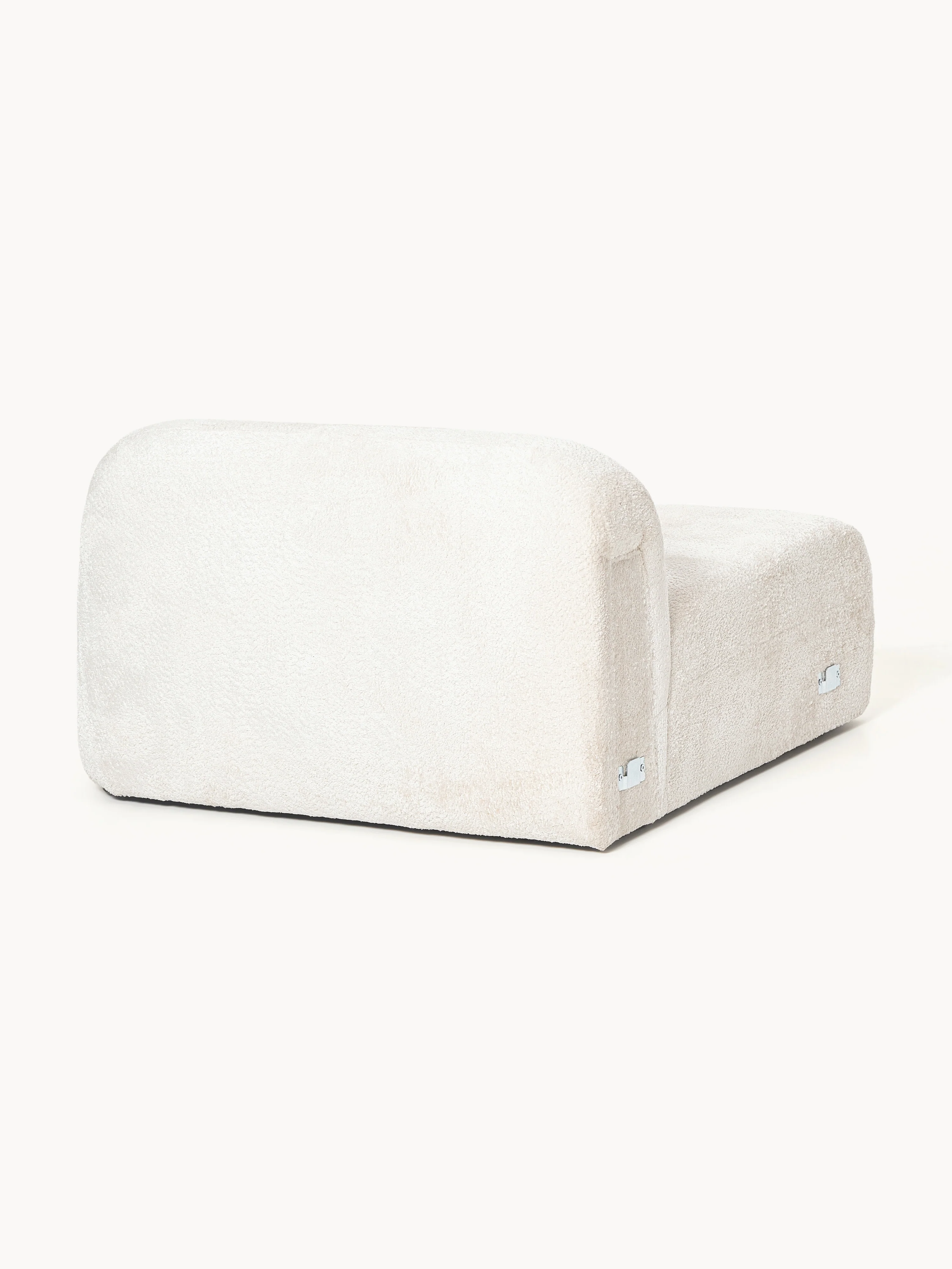 Hoekmodule Wolke van teddy-bouclé