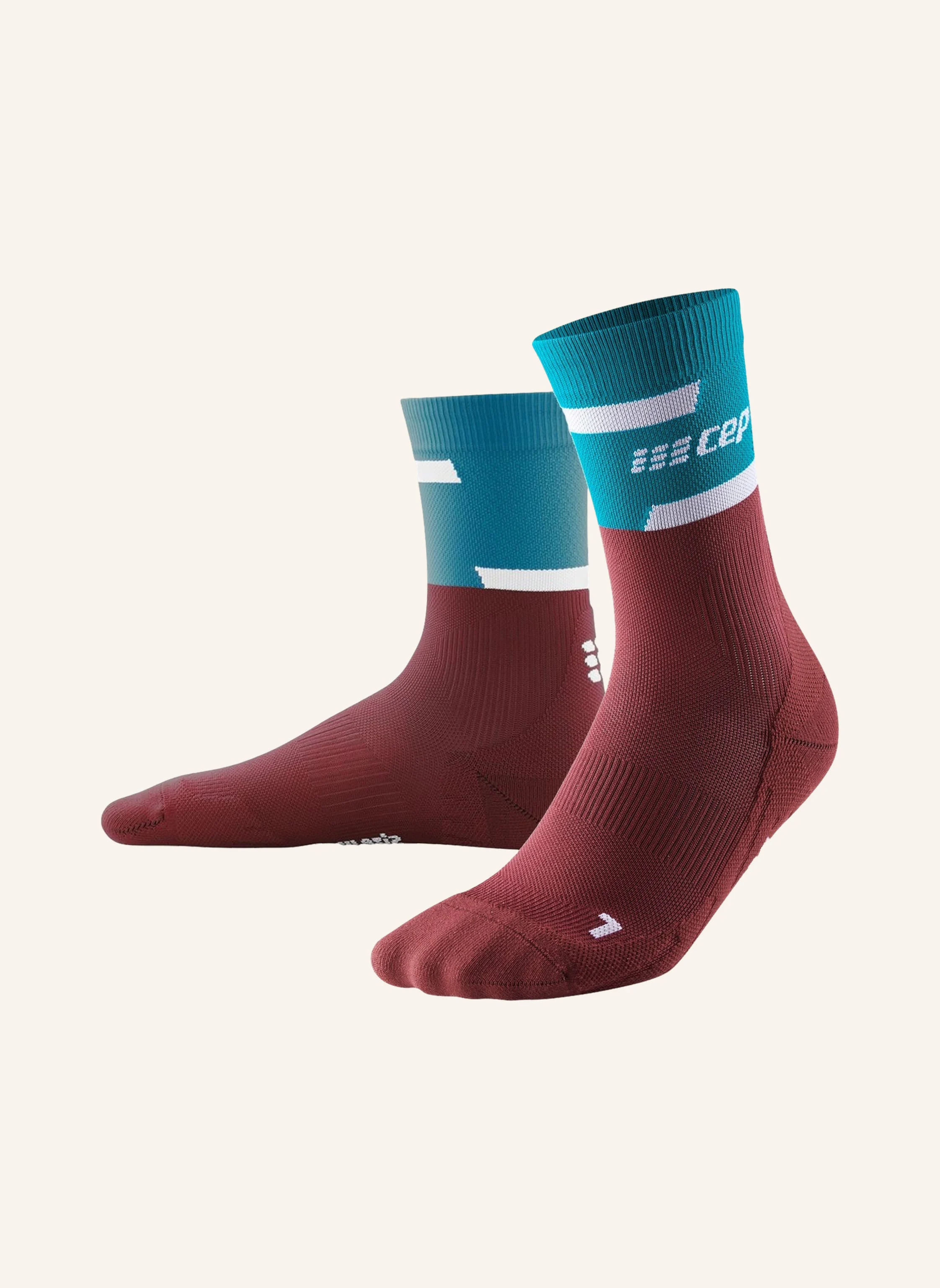 cep Laufsocken THE RUN MID CUT mit Kompression