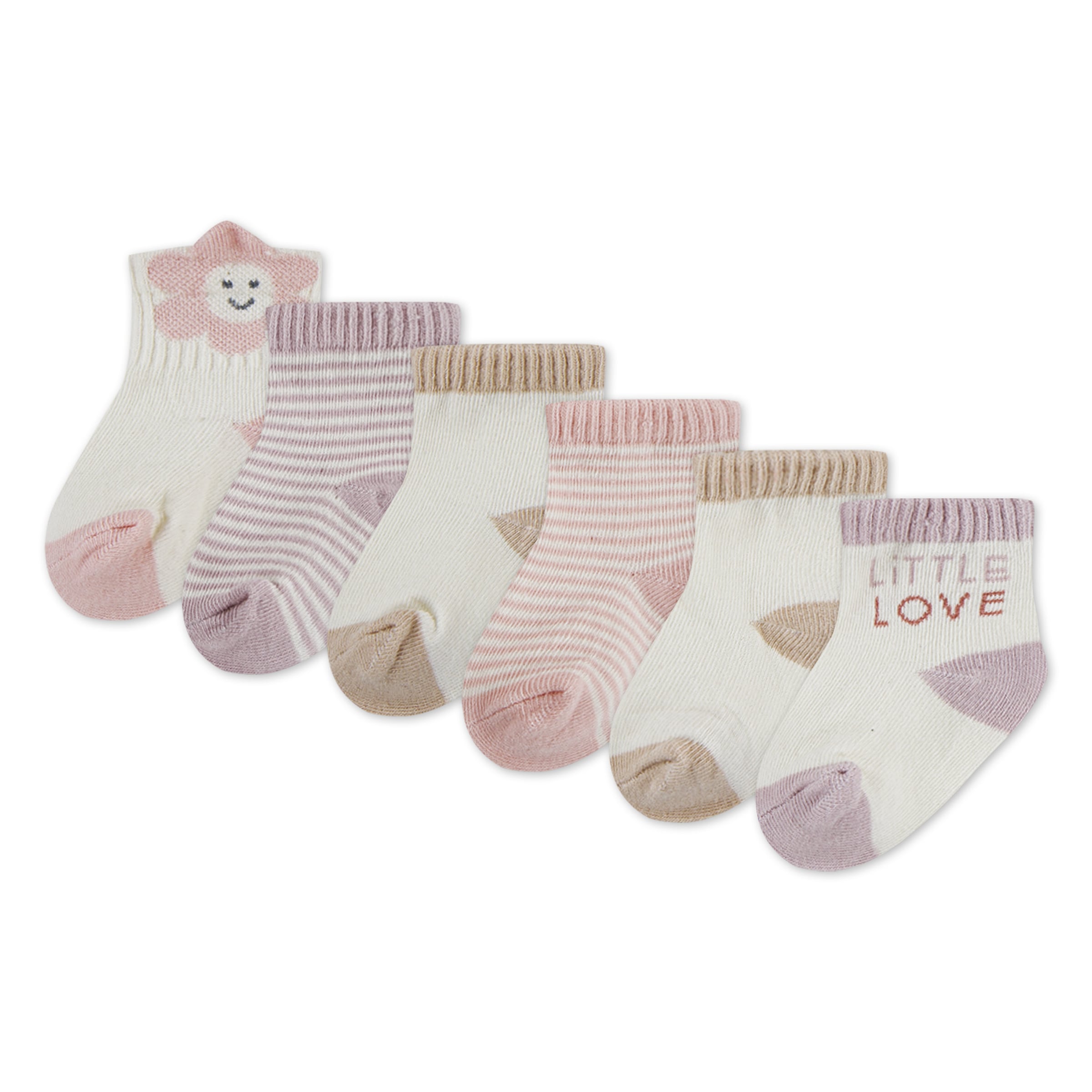 HUGGIES babywear Socken »HGHG 6PK QUARTER SOCK« 6 Paar tlg. in unterschiedlichen Designs