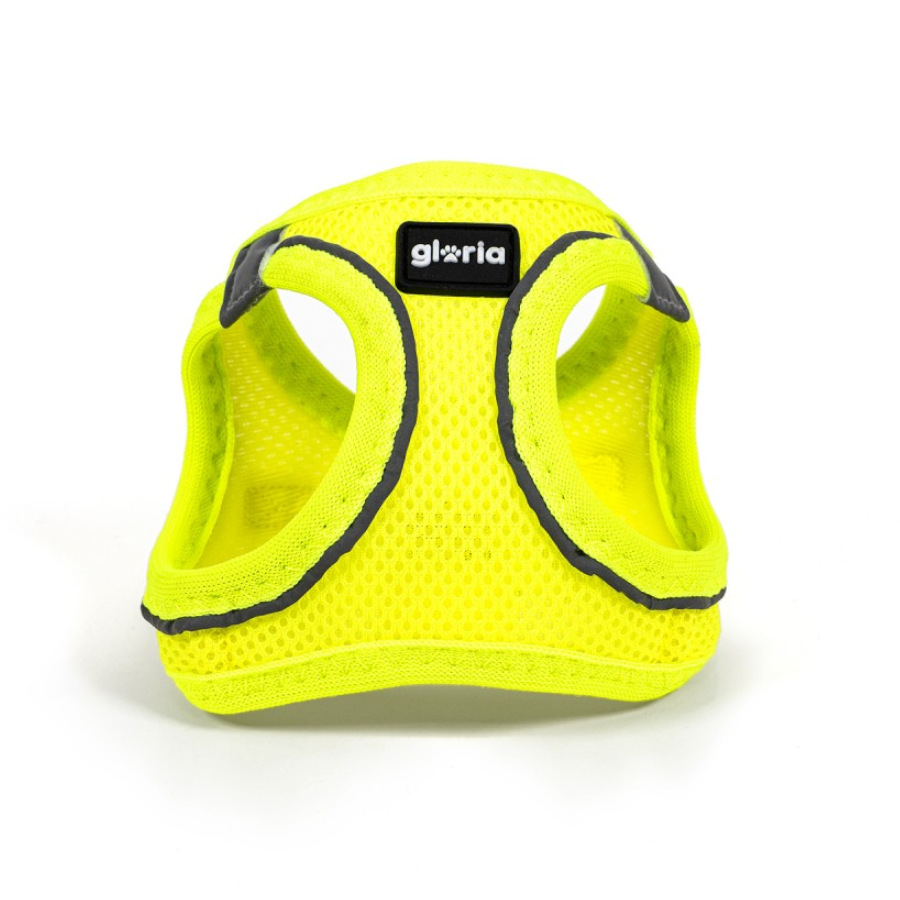 Coleira para cães Gloria Air Mesh Trek Star Amarela