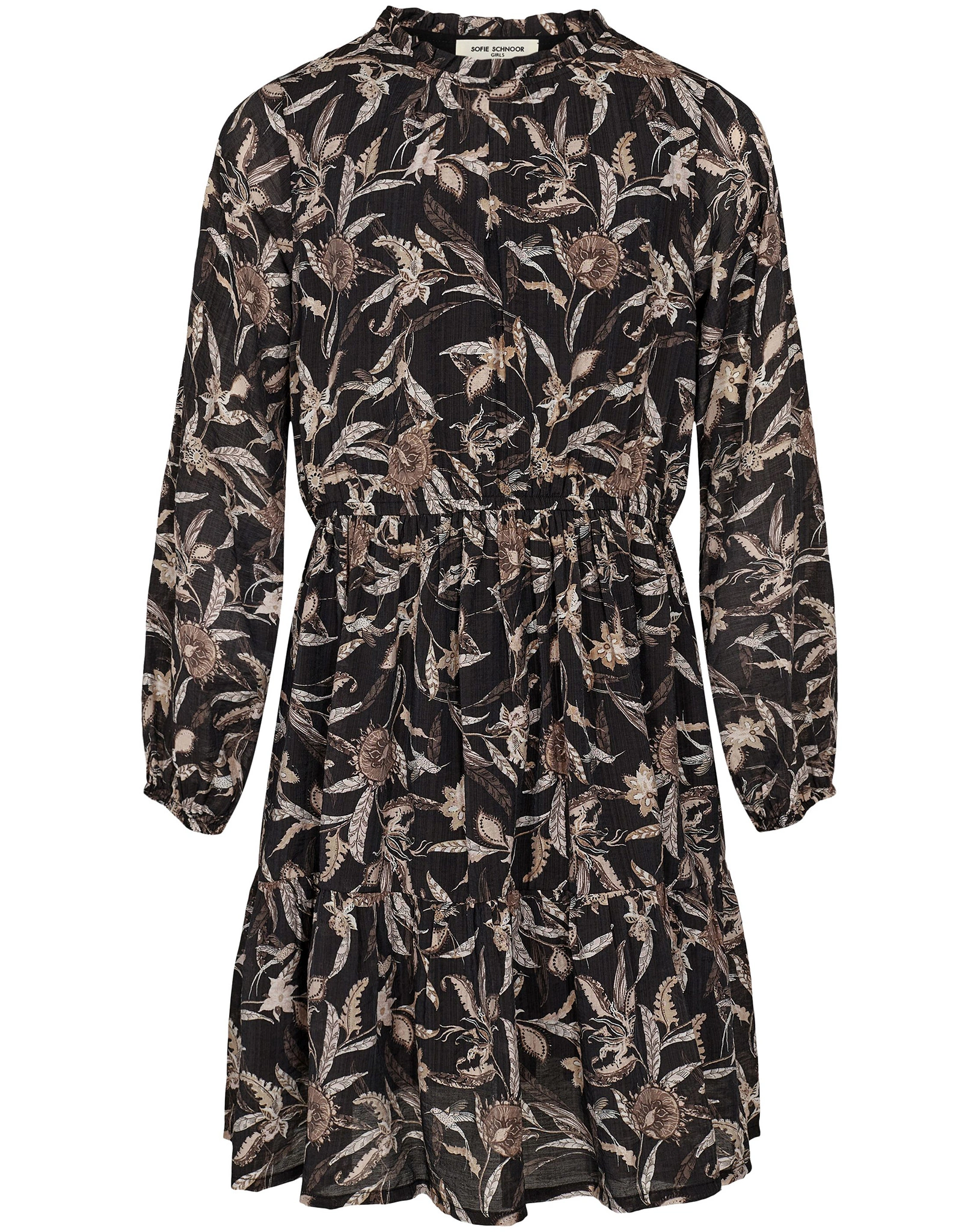 Langarmkleid GISELLE in black