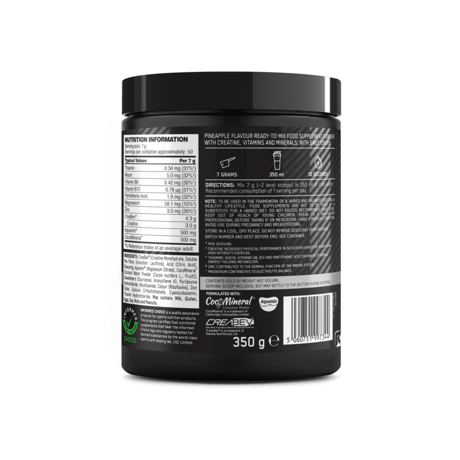 Platinum Creatine Plus - 350g - Pineapple