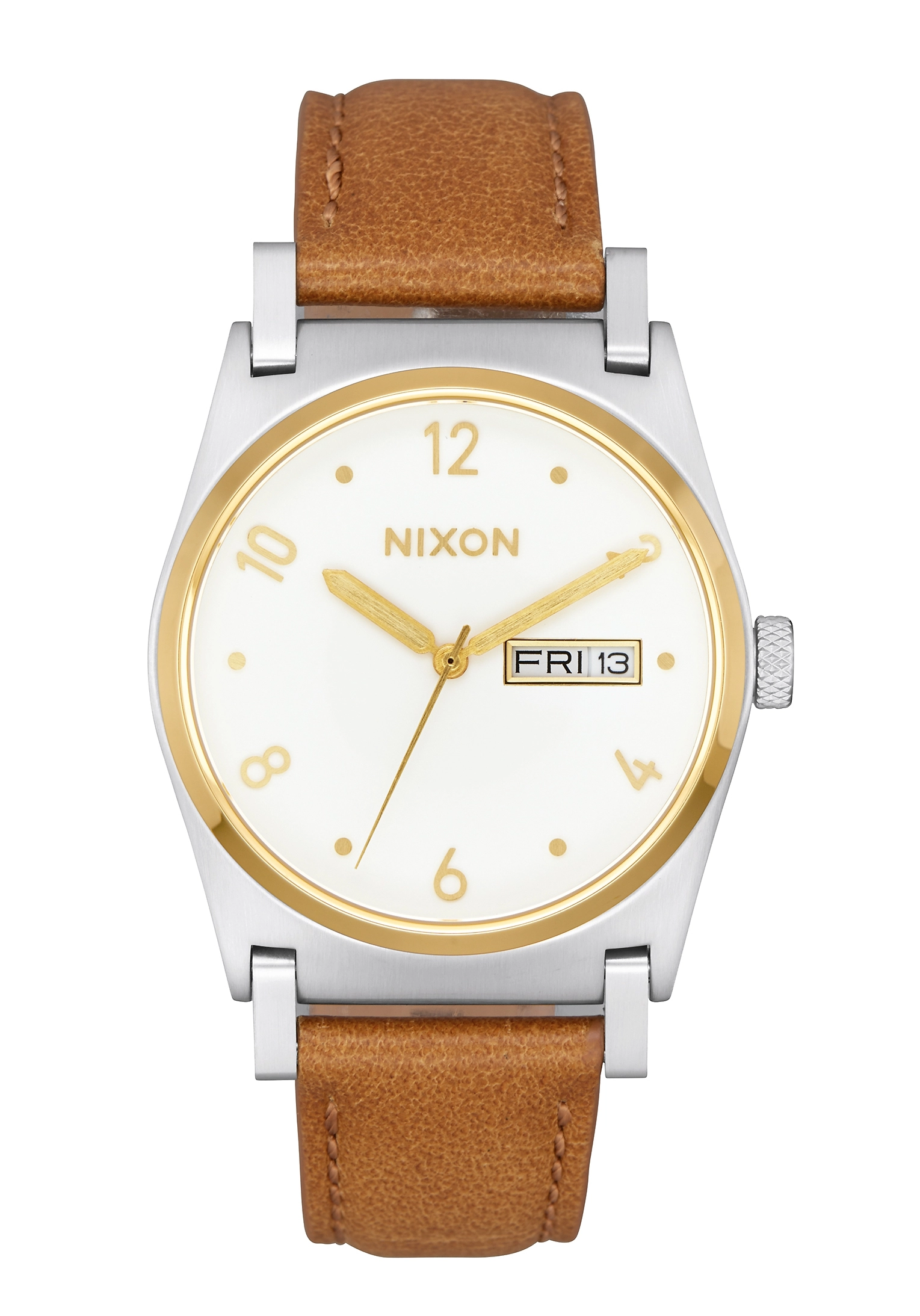 Nixon The Jane Leather Silver / Gold / White A9552706