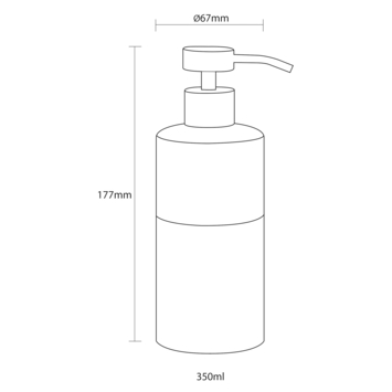 Sealskin Zeepdispenser Doppio Ecru