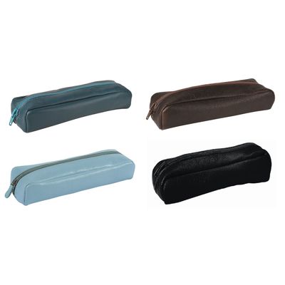 Trousse rectangulaire Colors - 1 compartiment - cuir - Oberthur